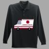 Long Sleeve Silk Touch Polo with Pocket Thumbnail