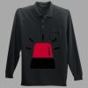 Long Sleeve Silk Touch Polo with Pocket Thumbnail
