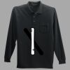 Long Sleeve Silk Touch Polo with Pocket Thumbnail