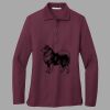 Women's Silk Touch Long Sleeve Polo Thumbnail
