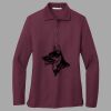 Women's Silk Touch Long Sleeve Polo Thumbnail