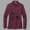 Women's Silk Touch Long Sleeve Polo Thumbnail