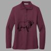 Women's Silk Touch Long Sleeve Polo Thumbnail
