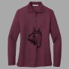 Women's Silk Touch Long Sleeve Polo Thumbnail