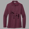 Women's Silk Touch Long Sleeve Polo Thumbnail