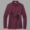 Women's Silk Touch Long Sleeve Polo Thumbnail
