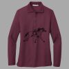 Women's Silk Touch Long Sleeve Polo Thumbnail