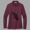 Women's Silk Touch Long Sleeve Polo Thumbnail