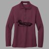 Women's Silk Touch Long Sleeve Polo Thumbnail