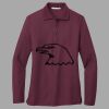 Women's Silk Touch Long Sleeve Polo Thumbnail