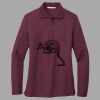 Women's Silk Touch Long Sleeve Polo Thumbnail