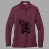 Women's Silk Touch Long Sleeve Polo Thumbnail