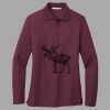 Women's Silk Touch Long Sleeve Polo Thumbnail