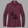 Women's Silk Touch Long Sleeve Polo Thumbnail