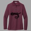 Women's Silk Touch Long Sleeve Polo Thumbnail