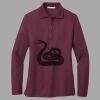 Women's Silk Touch Long Sleeve Polo Thumbnail