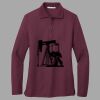 Women's Silk Touch Long Sleeve Polo Thumbnail