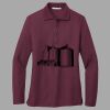 Women's Silk Touch Long Sleeve Polo Thumbnail