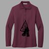 Women's Silk Touch Long Sleeve Polo Thumbnail