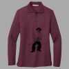 Women's Silk Touch Long Sleeve Polo Thumbnail