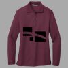 Women's Silk Touch Long Sleeve Polo Thumbnail