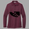 Women's Silk Touch Long Sleeve Polo Thumbnail
