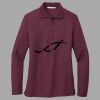 Women's Silk Touch Long Sleeve Polo Thumbnail