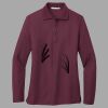 Women's Silk Touch Long Sleeve Polo Thumbnail