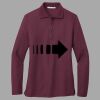 Women's Silk Touch Long Sleeve Polo Thumbnail
