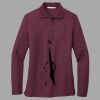 Women's Silk Touch Long Sleeve Polo Thumbnail