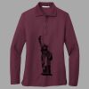 Women's Silk Touch Long Sleeve Polo Thumbnail