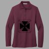 Women's Silk Touch Long Sleeve Polo Thumbnail