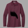 Women's Silk Touch Long Sleeve Polo Thumbnail