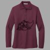 Women's Silk Touch Long Sleeve Polo Thumbnail