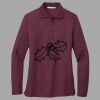 Women's Silk Touch Long Sleeve Polo Thumbnail