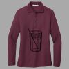 Women's Silk Touch Long Sleeve Polo Thumbnail