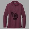 Women's Silk Touch Long Sleeve Polo Thumbnail