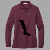 Women's Silk Touch Long Sleeve Polo Thumbnail