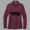 Women's Silk Touch Long Sleeve Polo Thumbnail