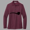 Women's Silk Touch Long Sleeve Polo Thumbnail