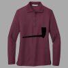 Women's Silk Touch Long Sleeve Polo Thumbnail