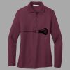 Women's Silk Touch Long Sleeve Polo Thumbnail