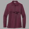 Women's Silk Touch Long Sleeve Polo Thumbnail