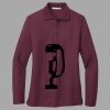 Women's Silk Touch Long Sleeve Polo Thumbnail
