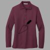 Women's Silk Touch Long Sleeve Polo Thumbnail