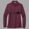 Women's Silk Touch Long Sleeve Polo Thumbnail