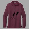 Women's Silk Touch Long Sleeve Polo Thumbnail