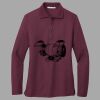 Women's Silk Touch Long Sleeve Polo Thumbnail