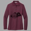 Women's Silk Touch Long Sleeve Polo Thumbnail