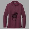 Women's Silk Touch Long Sleeve Polo Thumbnail